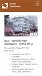 Mobile Screenshot of jordantransformer.com